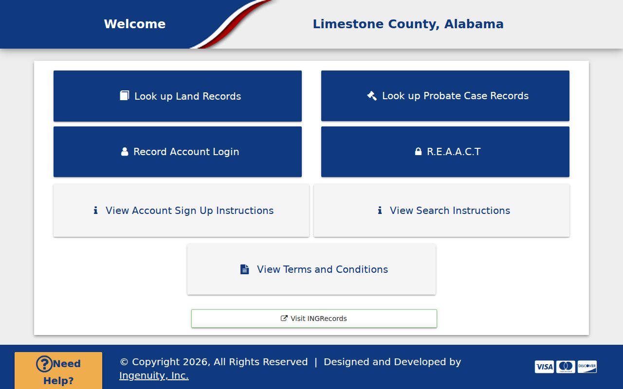 Athens residents directory Limestone land records portal